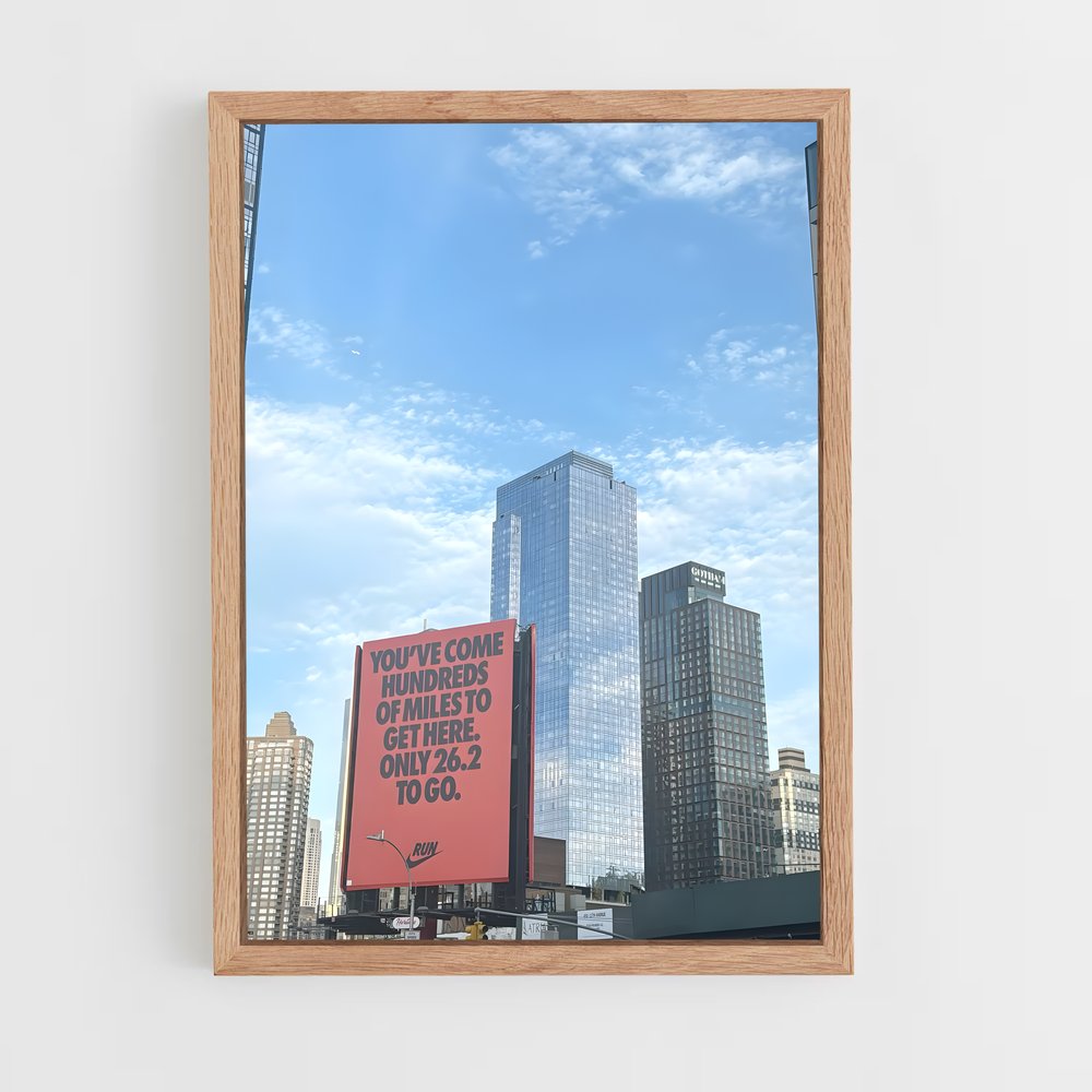 Poster Run the City – affiche Athlétisme (vue 4)